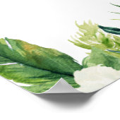 トロピカルフラワーズガーランドサマースイート16パーティー ポスター (角)