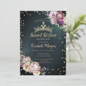 トロピカルフラワーズティアラダイアモンズグリーンスウィート16 招待状 (スタンド正面)