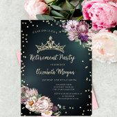 トロピカルフラワーズティアラダイアモンズグリーンリタイア 招待状