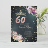 トロピカルフラワーズティアラダイアモンズグリーン60th 招待状 (スタンド正面)