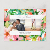 トロピカルフラワーズフォトグランプ ポストカード (正面)