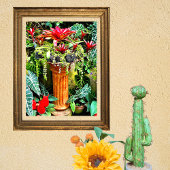 トロピカルフラワーズメキシコアシエンダガーデン ポスター