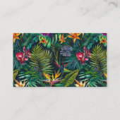 トロピカルフラワーズ名刺 名刺 (裏面)
