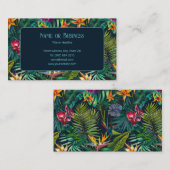 トロピカルフラワーズ名刺 名刺 (正面/裏面)
