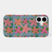 トロピカルフラワーズiPhoneケース iPhone 16ケース (裏面横)