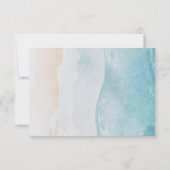 トロピカルフラワービーチ結婚式 出欠カード (裏面)