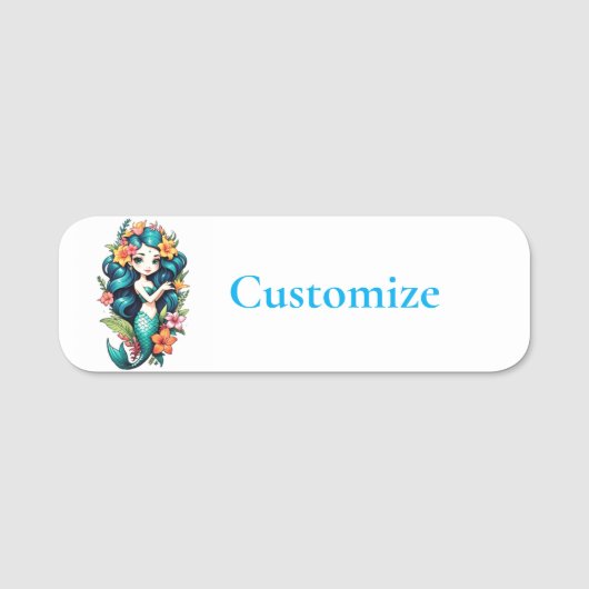 トロピカルフラワーマーメイドサンダー_コーブ 名札 (正面)