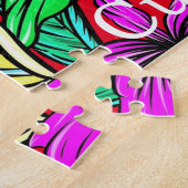 トロピカルフラワーミックスサンダー_コーブ ジグソーパズル (側面)