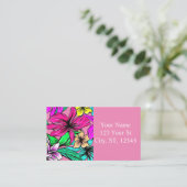 トロピカルフラワーミックスサンダー_コーブ 名刺 (スタンド正面)