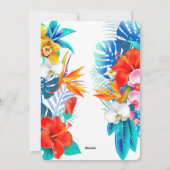 トロピカルフラワーメルカリキマカクリスマス2写真 シーズンカード (裏面)