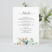 トロピカルフラワー結婚ズ詳細エンクロージャカード エンクロージャーカード (スタンド正面)