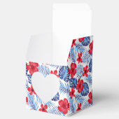 トロピカルフラワー葉ズサンキューボックス フェイバーボックス (オープン)