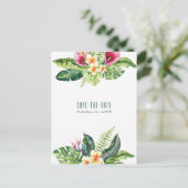 トロピカルフラワー離れズフローラシック保存日 案内ポストカード (スタンド正面)