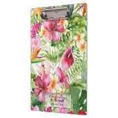 トロピカルフラワー離れズ&ハワイアンフローラカスタム クリップボード (左)