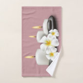 トロピカルフラワー&キャンドルバスタオル バスタオルセット (ハンドタオル)