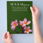 トロピカルフラワー チラシ (手)