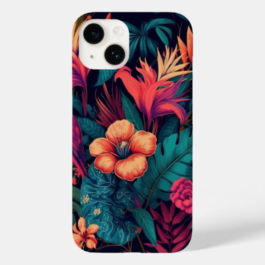 トロピカルフラワー Case-Mate iPhoneケース (裏面)