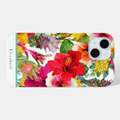 トロピカルフラワー Case-Mate iPhoneケース (裏面 (横))