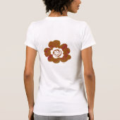 トロピカルフラワーTシャツ Tシャツ (裏面)