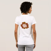 トロピカルフラワーTシャツ Tシャツ (裏面フル)