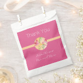 トロピカルフリーシアの水の色ありがとう フェイバーバッグ (クリップ留めされた状態)