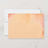 トロピカルフリーシアボホウェディングRSVP 出欠カード (裏面)