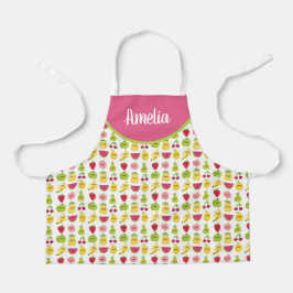 トロピカルフルーツかわいい名前 エプロン