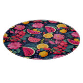 トロピカルフルーツと花 カッティングボード (角)