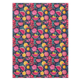 トロピカルフルーツと花 テーブルクロス