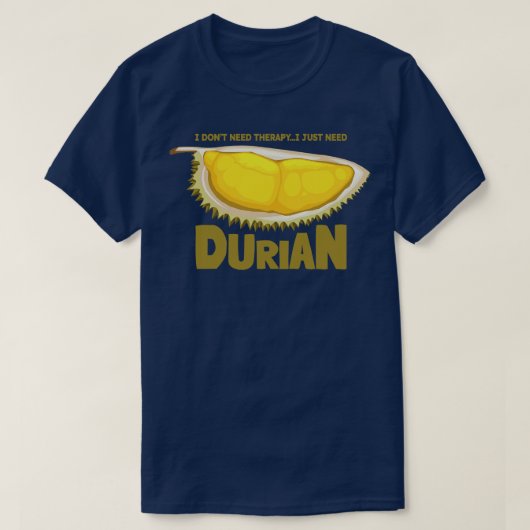 トロピカルフルーツのデュリアン王 Tシャツ (デザイン正面)