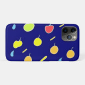 トロピカルフルーツのネオンカラーパターン Case-Mate iPhoneケース (裏面(横))