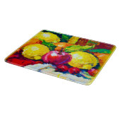 トロピカルフルーツのピアノ。買今 カッティングボード (角)