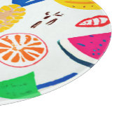 トロピカルフルーツの基本パター買ンアート カッティングボード (角)