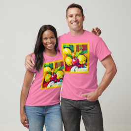 トロピカルフルーツの絵。いますぐ購入 Tシャツ