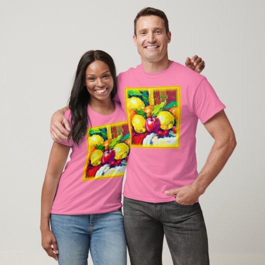トロピカルフルーツの絵。いますぐ購入 Tシャツ (ユニセックス)