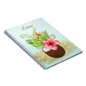 トロピカルフルーツアイランドパラダイスココナッツフラワー ノートブック (右側)