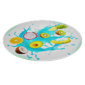 トロピカルフルーツアート買の飛沫 カッティングボード (角)