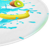 トロピカルフルーツアート買の飛沫 カッティングボード (角)