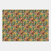 トロピカルフルーツガーデンヴィンテージ ラッピングペーパーシート (正面3)