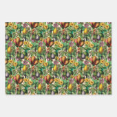 トロピカルフルーツガーデンヴィンテージ ラッピングペーパーシート (正面2)
