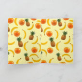 トロピカルフルーツグリーティングカード カード (内部)