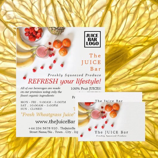 トロピカルフルーツジュースバー 名刺