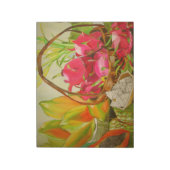 トロピカルフルーツスチルライフオリジナルウォーターカラーアート ノートパッド (回転)