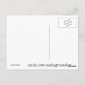 トロピカルフルーツスチルライフオリジナルウォーターカラーアート ポストカード (裏面)