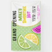 トロピカルフルーツスムージー 横断幕 (縦)