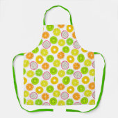 トロピカルフルーツスライス、柑橘類、キウイ&ドラゴンフルーツ エプロン (正面)