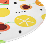 トロピカルフルーツパターンデザイン カッティングボード (角)