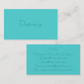 トロピカルフルーツミックスで単色 名刺 (正面/裏面)