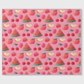 トロピカルフルーツラッピング紙 ラッピングペーパー (フラット)