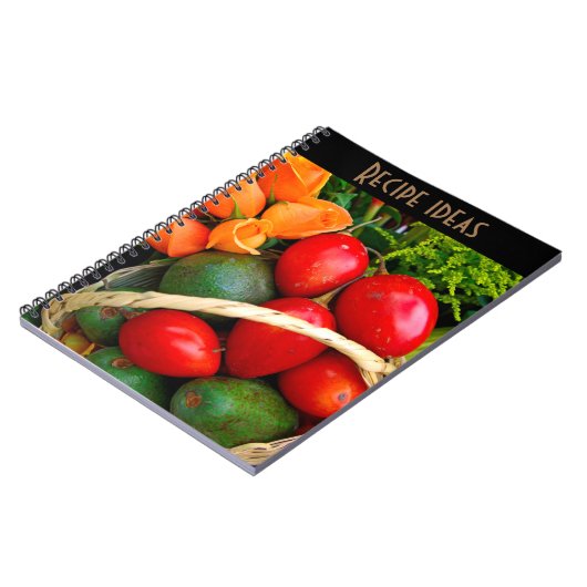 トロピカルフルーツレシピ書 ノートブック (左側)